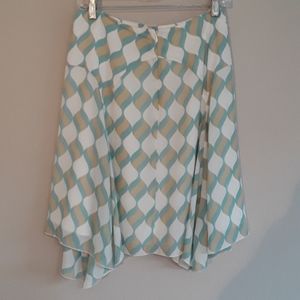 ANTHROPOLOGIE GIRLS FROM SAVOY Silk Skirt Size 8